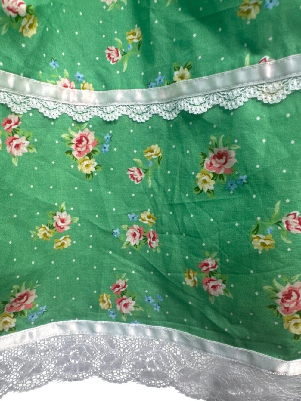 New Gunne Sax 2X By Jessica McClintock For ModCloth Green Floral Sundress - Picture 16 of 16